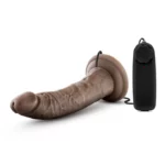 DR.SKIN-VIBRADOR CON VENTOSA DR. DAVE-7 CHOCOLATE - Imagen 5