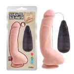 9.9" REAL FEEL DILDO VIBRATOR-FLESH