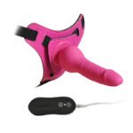 10 Mode Vibrations 6.3" Harness - Silicone Dildo - Imagen 4