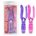 DUAL PENETRATOR VIBRATOR (PURPLE AND PINK)