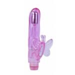 DUAL STIMULATOR BUTTERFLY VIBRATOR (PURPLE AND PINK) - Imagen 2