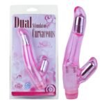 DUAL STIMULATOR CURVACEOUS (PINK AND PURPLE)