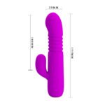 VIBRADOR RABBIT RETRACTIL LEOPOLD - Imagen 4
