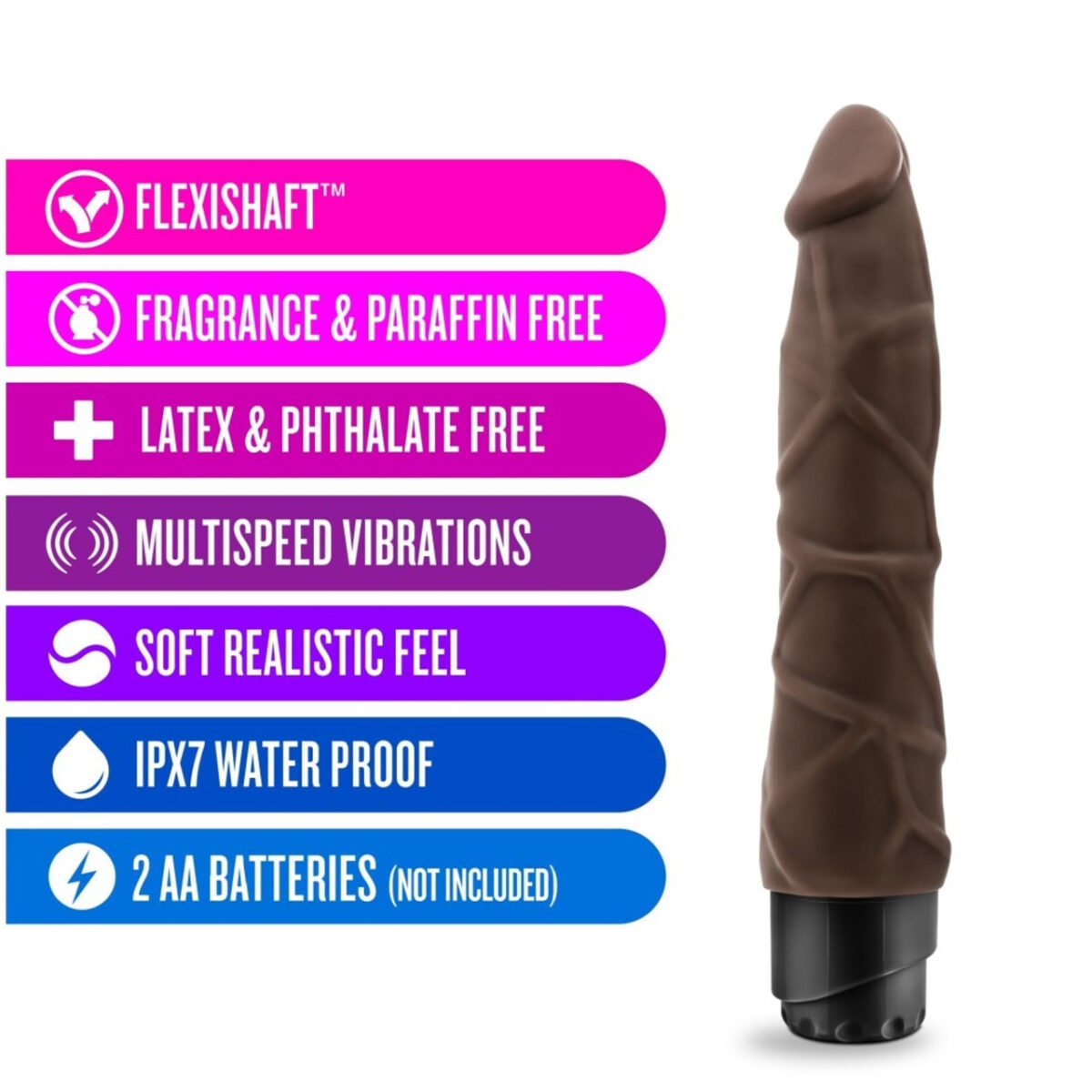 VIBRADOR DR.SKIN-COCK VIBE 1 – 22.8 CM - Imagen 5