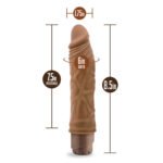 VIBRADOR REALISTA DR.SKIN #10 MOCHA - Imagen 4