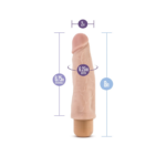 DR.SKIN-COCK VIBE 14-8 INCH VIBRATING COCK-BEIGE - Imagen 4