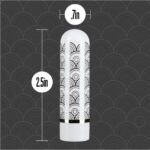 VIBRADOR RECARGABLE BALA GLITZY DECO SILVER - Imagen 2