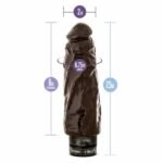VIBRADOR REALISTA DR.SKIN 9-19 CM COCK CHOCOLATE - Imagen 3