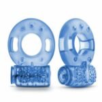 Stay Hard - Cock Ring - 2 pack - Blue (Anillo sin vibrador)