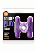 DOUBLE PLAY COCK RING PURPLE