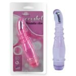 CRYSTAL VIBRATOR CHARM G (PURPLE AND PINK)