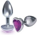 THE 9 SILVER STARTER HEART PLUG PURPLE - Imagen 2