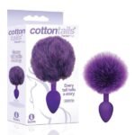 THE 9 COTTONTAILS BUNNY TAIL PLUG PINK -PURPLE - Imagen 4