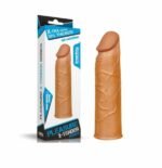 FUNDA dd 1" Pleasure X Tender Penis Sleeve Brown