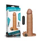 FUNDAS Add 3" Pleasure X Tender Vibrating Penis Sleeve Brow