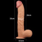 CONSOLADOR 12" Legendary King Sized Realistic Dildo - Imagen 4