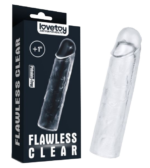 FUNDAS Flawless Clear Penis Sleeve Add 1''
