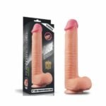 DUAL LAYER LIQUID SILICONE COCK 30.4 CM