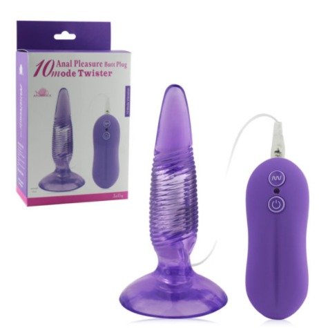 WhatsApp-Image-2021-07-07-at-1.45.58-PM.jpeg Anal Pleasure Butt Plug - 10 mode Twister - Imagen 1