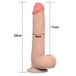 22.8 cm SLIDING SKIN DUAL LAYER DONG - Imagen 3