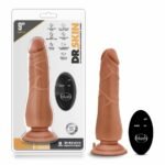 DR.SKIN FUNC REMOTE DILDO 9"MOCHA