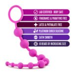 LUXE-SILICONE 10 BEADS-PINK - Imagen 4