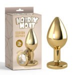 CLEAR GEM GOLD PLUG M