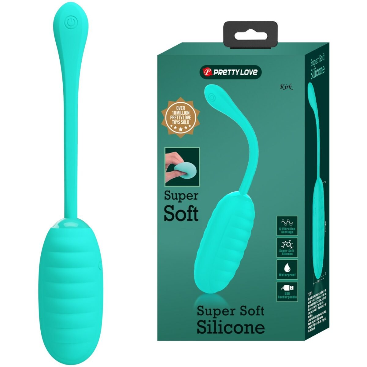 VIBRADOR KIRK EGG 12 FUNCIONES - Imagen 6