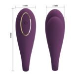 VIBRADOR AUGUST CONTROL A DISTANCIA-PURPLE - Imagen 3