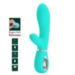VIBRADOR RECARGABLE ISIDORA-TURQUESA