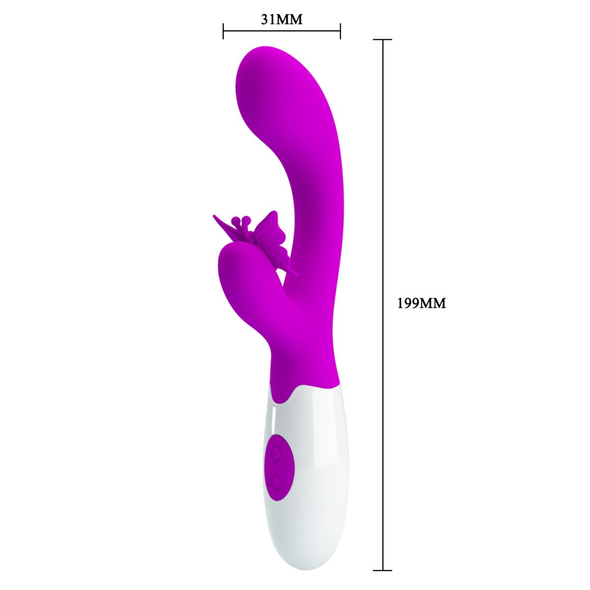 VIBRADOR BUTTERFLY KISS - Imagen 2