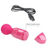 VIBRADOR VARITA MINI STICK FUCSIA - Imagen 4