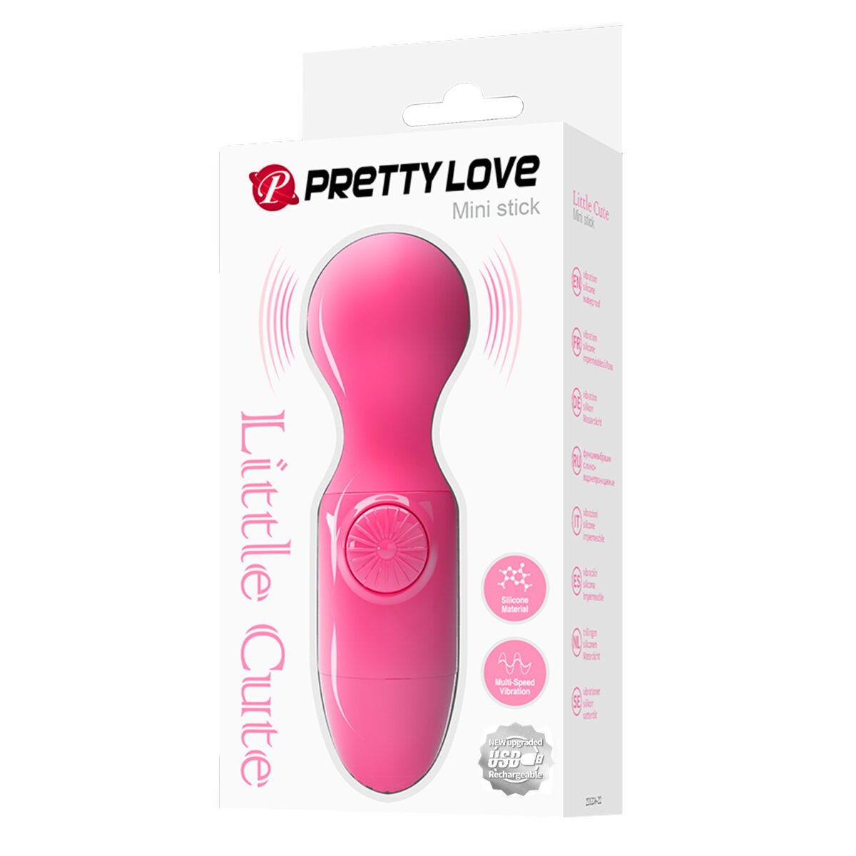 VIBRADOR VARITA MINI STICK FUCSIA - Imagen 6
