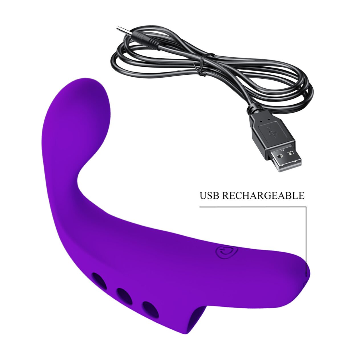ESTIMULADOR FINGERING GORGON-PURPLE 10 FUNCIONES DE VIBRACION - Imagen 10
