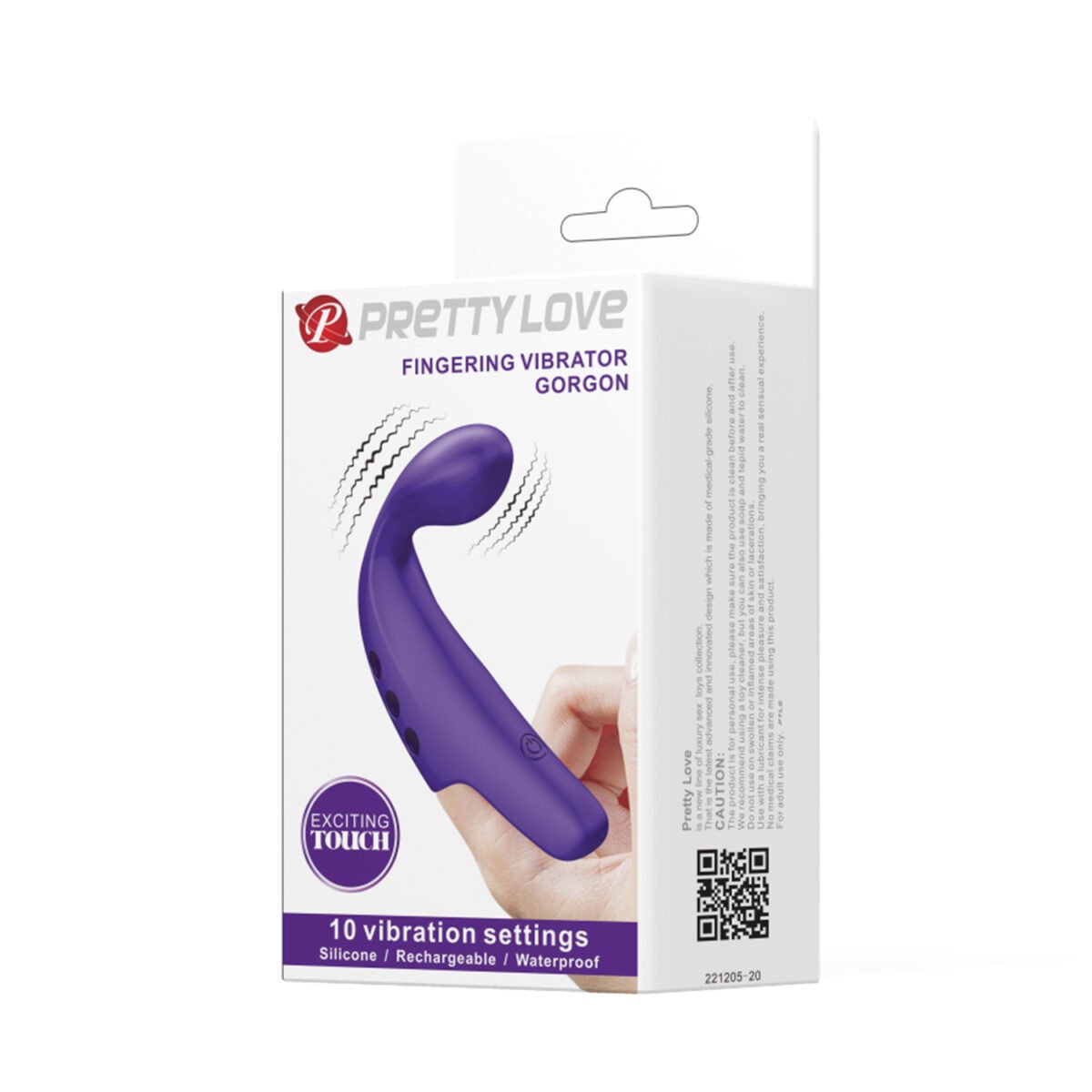 ESTIMULADOR FINGERING GORGON-PURPLE 10 FUNCIONES DE VIBRACION - Imagen 11