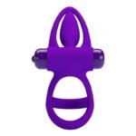 ANILLO VIBRADOR DOBLE SUJETACION- PURPLE - Imagen 7