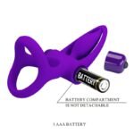 ANILLO VIBRADOR DOBLE SUJETACION- PURPLE - Imagen 3