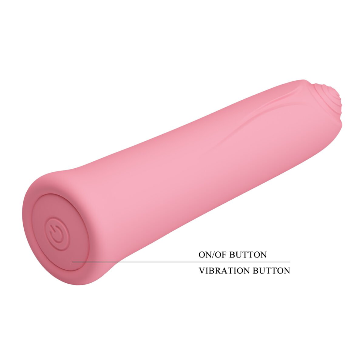 BALA VIBRADOR RECARGABLE CURTIS ROSA - Imagen 2