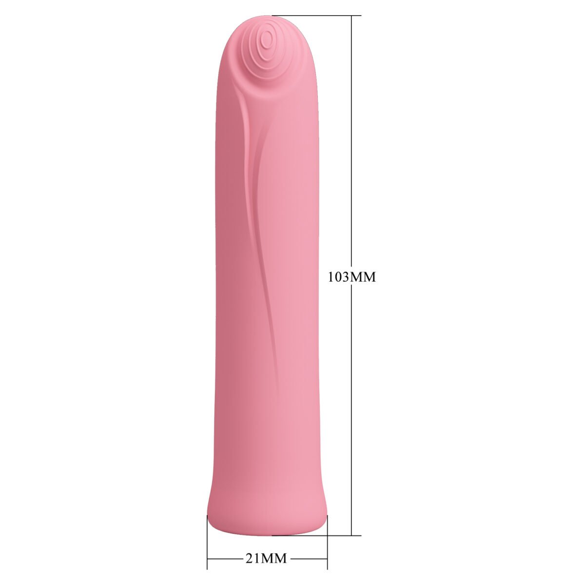 BALA VIBRADOR RECARGABLE CURTIS ROSA - Imagen 7