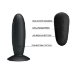 VIBRADOR ANAL RECARGABLE CONTROL REMOTO SILICONA 11CM 3.3 CM - Imagen 6