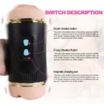 Kay Double-end vibrating Masturbation cup - Imagen 5